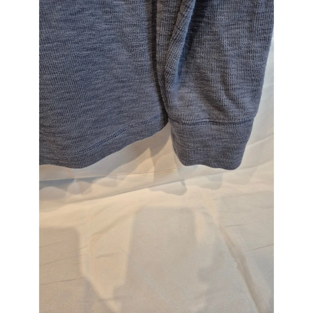 Banana Republic‎ Mens Blue Heathered Raglan Crewneck Sweater Small